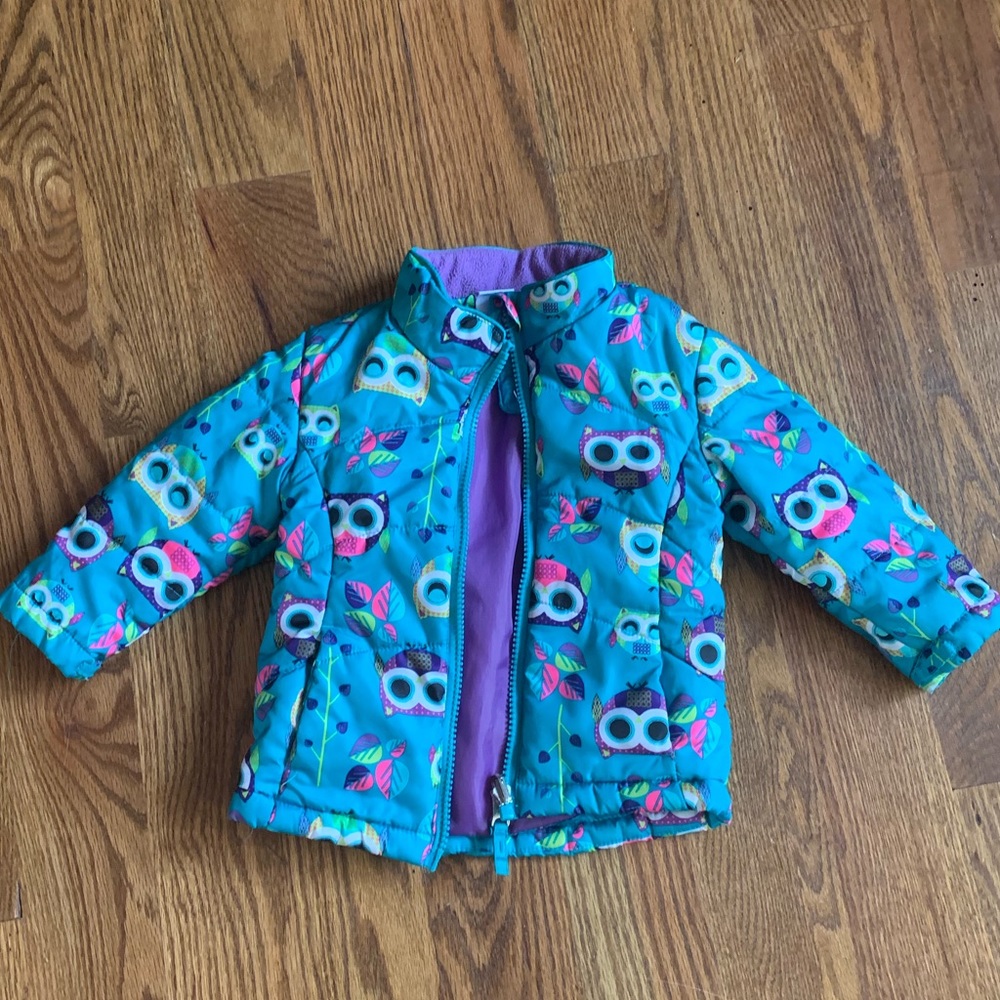 18 mos owl puff jacket